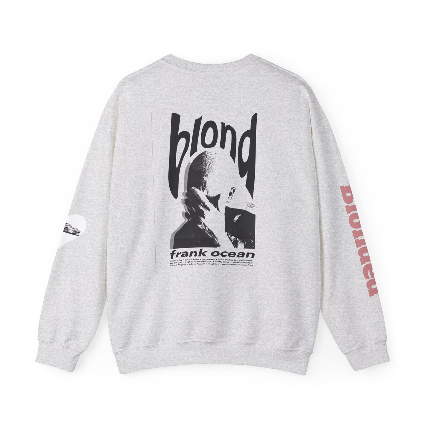 Frank Ocean Inspired Sweatshirt - Blonde/White Ferrari Design