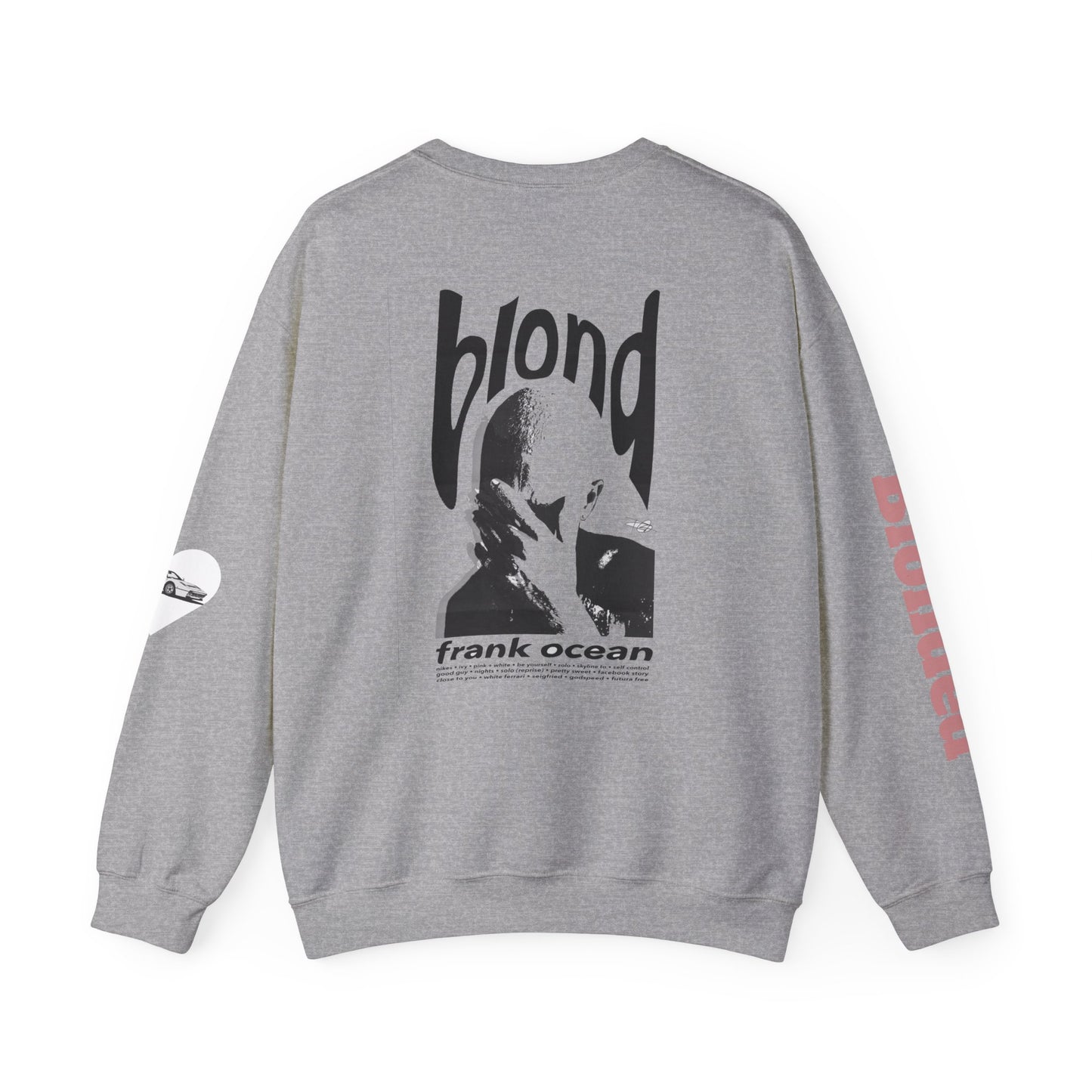 Frank Ocean Inspired Sweatshirt - Blonde/White Ferrari Design